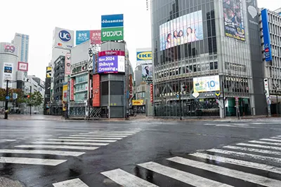 渋谷のリタッチ画像